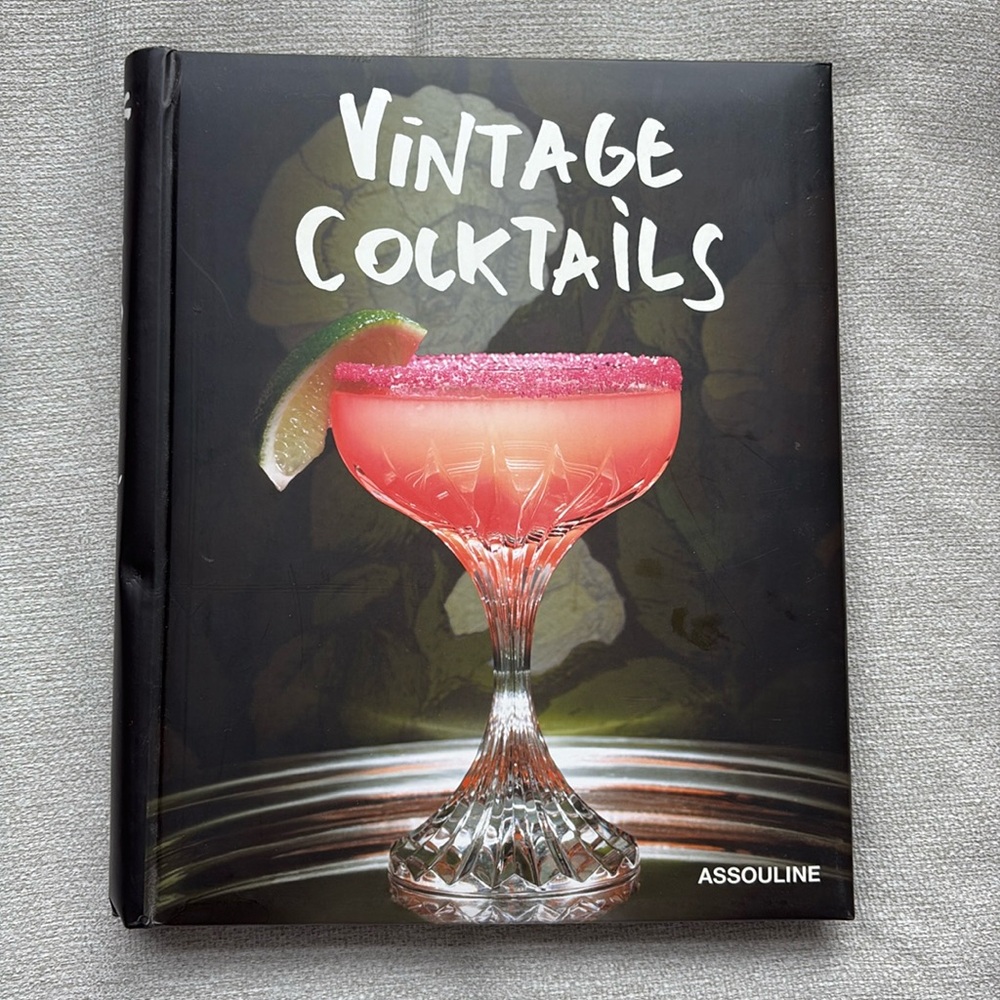 Vintage cocktail book